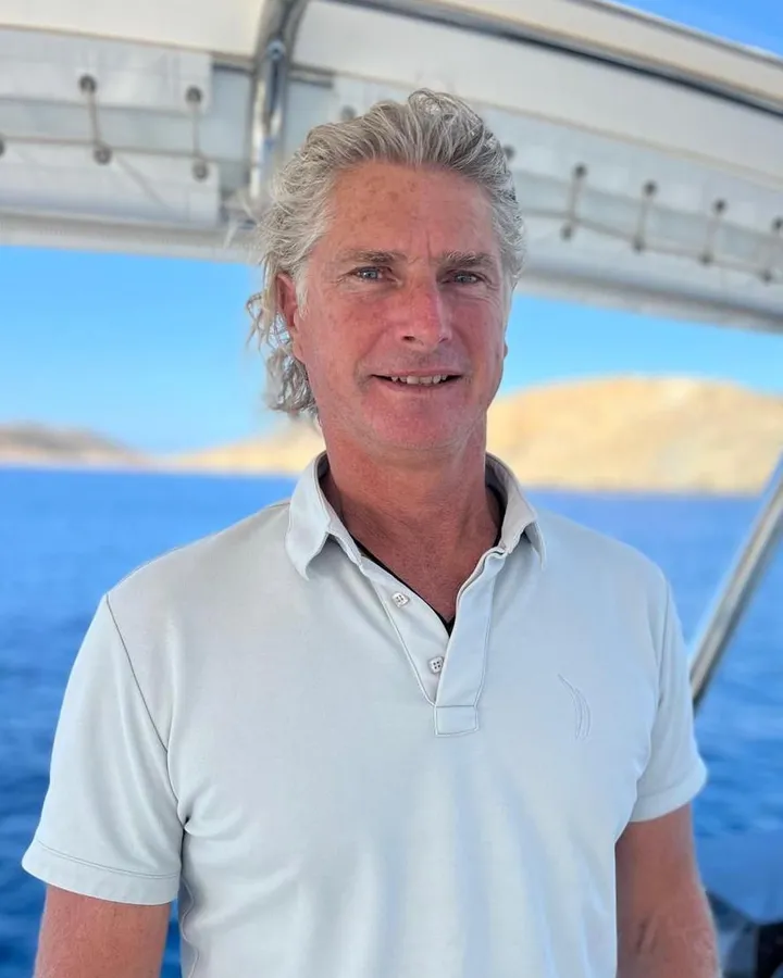 Captain Scott on board Serendipity I